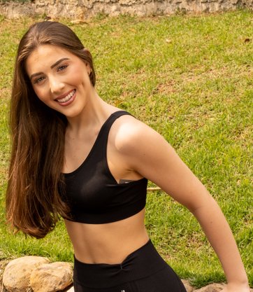 Top Feminino Adulto Sport Attack II 71401 Lupo Preto