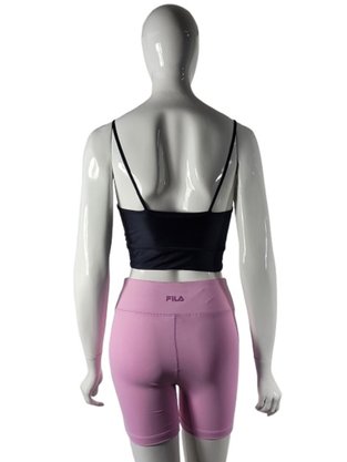 Top Longe Life Studio II Feminino Adulto F12AT00530 Fila Preto