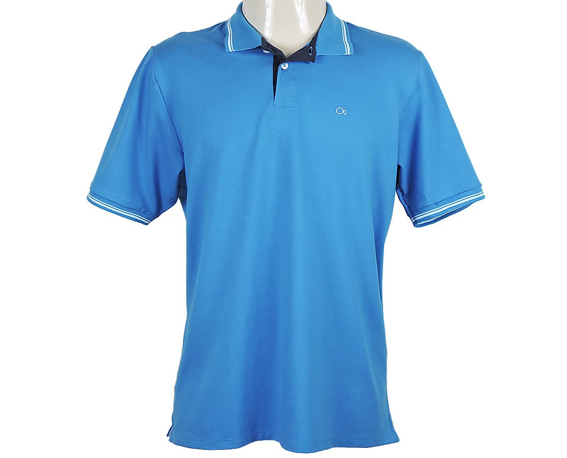 Camisa Polo Masculina Azul