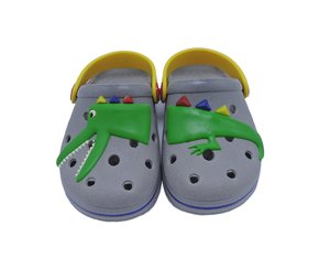 Babuche Masculina Infantil 196-0025-0217 Mar E Cor Cinza e Amarelo