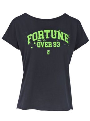 Baby Look Feminina Adulto Com Estampa 123222010 Over Preto