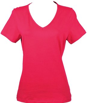 Baby Look Feminino Adulto Manga Curta  Lisa com Lycra 1000004502 Malwee Pink