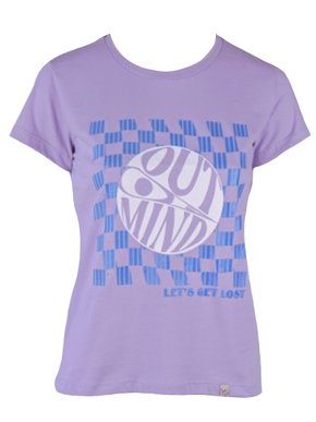 Baby Look Feminina Com Estampa Frontal  20.01.0156 Over Girls Lilás