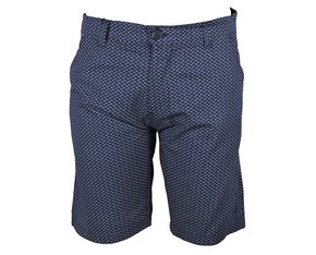 Bermuda Masculina Adulto Sarja Estampada BMS002207 Code Blue Marinho