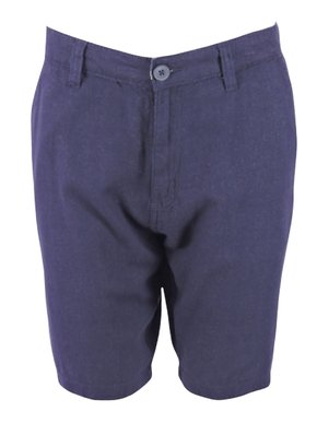 Bermuda de Linho Masculina Adulto Detalhe Bolso Faca BLM-105B Code Blue Navy