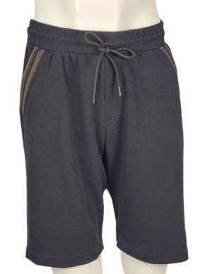 Bermuda De Moletom Masculina Adulto Com Bolso 17.86.0451 Gangster Preto