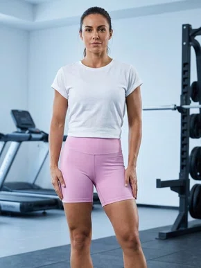 Bermuda Flat Life II Feminina Adulto F12AT117 Fila Rosa