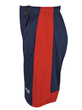 Bermuda Masculina Adulta Com Detalhe Na Lateral BDM 105 Blue Tech Marinho e Vermelho