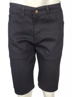 Bermuda Masculino Adulto Sarja Newfriend Preto
