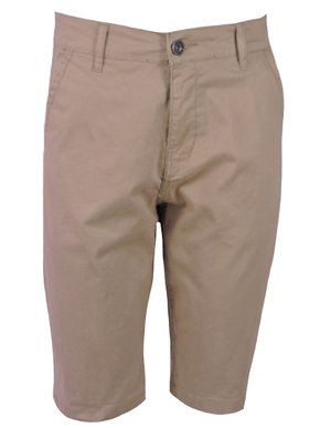 Bermuda Sarja Masculina Adulto Detalhe Bolso Faca 17.48.0042 Gangster Marrom