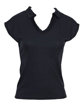 Blusa Canelada Feminina Adulto 1.703394 Lecimar Preto