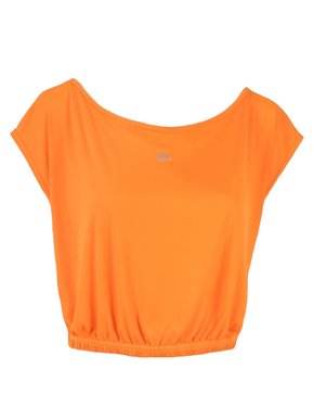 Blusa Cropped Feminina Adulto Detalhe Abertura Costas 1000109794 Enfim Laranja