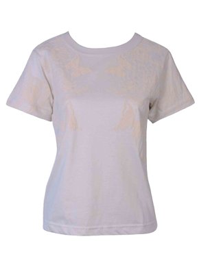 Blusa em Meia Malha Feminina Adulto 1.703395 Lecimar Bege