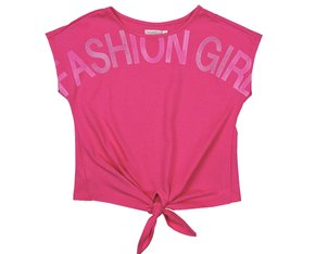 Blusa Feminina Juvenil 10-18 Manga Curta Estampa Fashion Amor 1000073832 Carinhoso Rosa