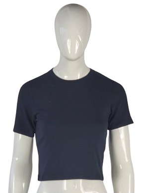 Blusa Cropped Lisa Feminina Adulto Basic X F12L01514 Fila Preto