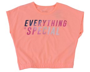 Blusa Manga Curta Feminina Juvenil 35118 Young Class Salmão