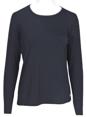 Blusa Manga Longa Feminina Adulto 7597 Paty Gloss Preto