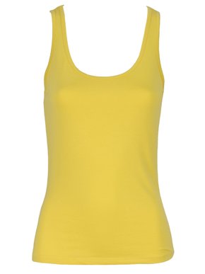 Blusa Sem Manga Feminina Adulto Lisa V0005 Vila Flor Amarelo