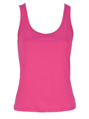 Blusa Sem Manga Feminina Adulto Lisa V0005 Vila Flor Rosa Chock