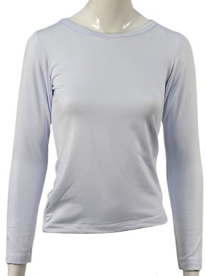 Blusa Termica Feminina Decote Redondo Ellegante Branco