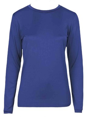 Blusa Térmica Feminina Gola Careca  Ellegante Marinho