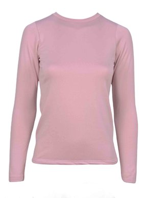 Blusa Térmica Feminina Gola Careca Ellegante Nude