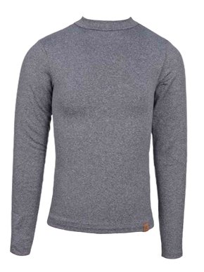 Blusa Térmica Feminina Juvenil  Gola Alta 10/16 24809 Dc Têxtil Chumbo Mescla