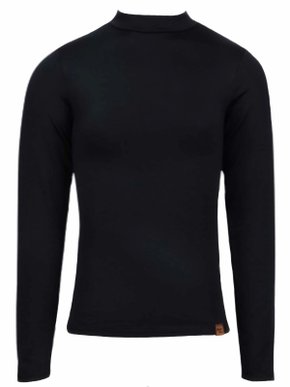 Blusa Térmica Feminina Juvenil  Gola Alta 10/16 24809 Dc Têxtil Preto