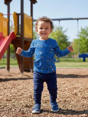 Blusa Térmica Masculina infantil 1-3 Estampada 24825 DC Têxtil Azul