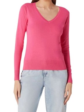 Blusão De Linho Feminino Adulto Liso K0WH Hering Pink