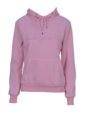 Blusão De Moletom Canguru Com Capuz Feminino Adulto  MFF3009 Proxy Rosa