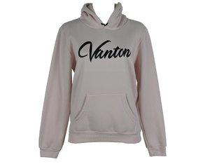 Blusão De Moletom Feminino Adulto Com Capuz Detalhe VNTN 26207 Vanton Rosa Claro