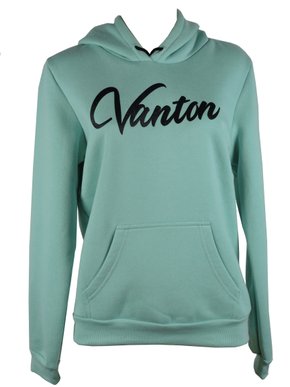 Blusão De Moletom Feminino Adulto Com Capuz Detalhe VNTN 26207 Vanton Verde Claro