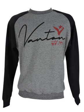 Blusão de Moletom Masculino Adulto Detalhe Logo VTN 23109 Vanton Mescla Escuro