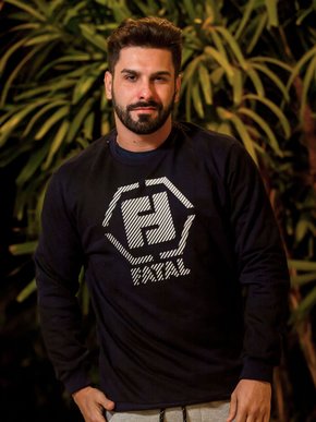 Blusão De Moletom Masculino Adulto Estampa Logomarca 24675 Fatal Marinho