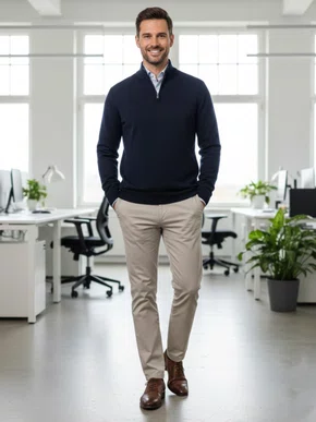 Blusão De Tricot Masculino Adulto 582067 Mormaii Marinho