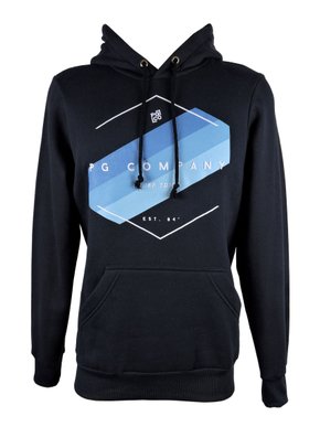 Blusão Masculino Adulto Moletom Com Capuz Estampa Company 11024  Pgco Preto