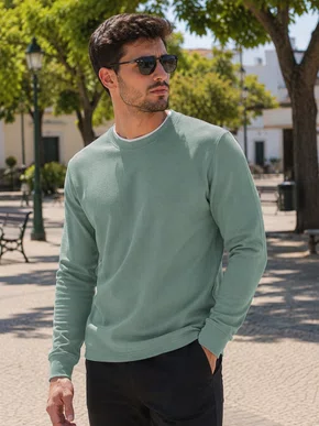 Blusão Masculino Texturizado 1000136320 Malwee Verde