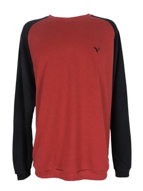 Blusão Moletinho Masculino Adulto Detalhe Logo 23110 Vanton Bordo e preto