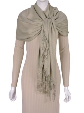 Cachecol Unissex Adulto Liso Center Variedades Bronze