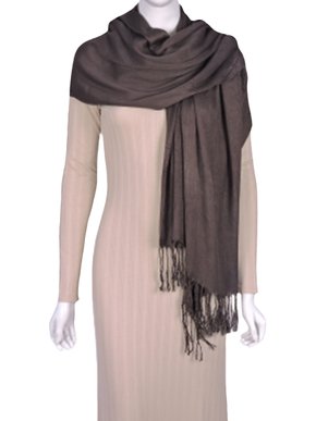 Cachecol Unissex Adulto Liso Center Variedades Marrom