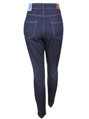 Calça Jeans Feminina Adulto Detalhe Estonada 483 Dinar Azul Jeans - Malhas  Ferju