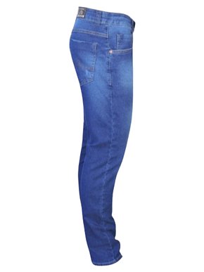 Calça Jeans Feminina Adulto Mancha Frontal 5549/549 Dinar Azul Jeans -  Malhas Ferju