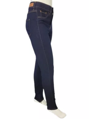 Calça Jeans Feminina Adulto Skinny JV023 Lunender Jeans Escuro
