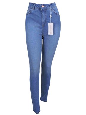 Calça Jeans Feminina Adulto Com Lycra Tramaleve Jeans