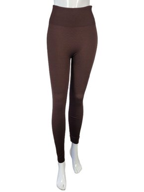 Calça Legging Feminina Adulto  27.08.0184 Mosaico Marrom