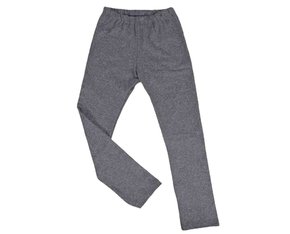 Calça Legging Térmica Feminina Infantil 4/8 24806 Three Hands Chumbo Mescla