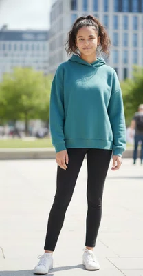 Calça Legging Térmica Feminina Juvenil 10/16 24811 Three Hands Preto