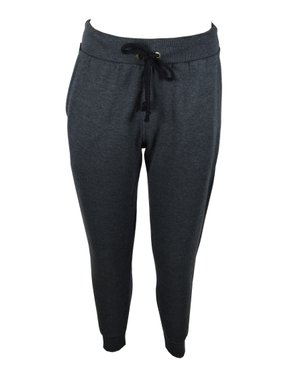 Calça Masculina Adulto Moletom Lisa Com Bolso Detalhe Logo na Lateral 8450 PGCO Grafite