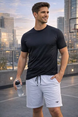 Calção Futebol Masculino 323303 Penalty Branco